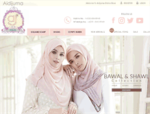 Tablet Screenshot of aidijuma.com